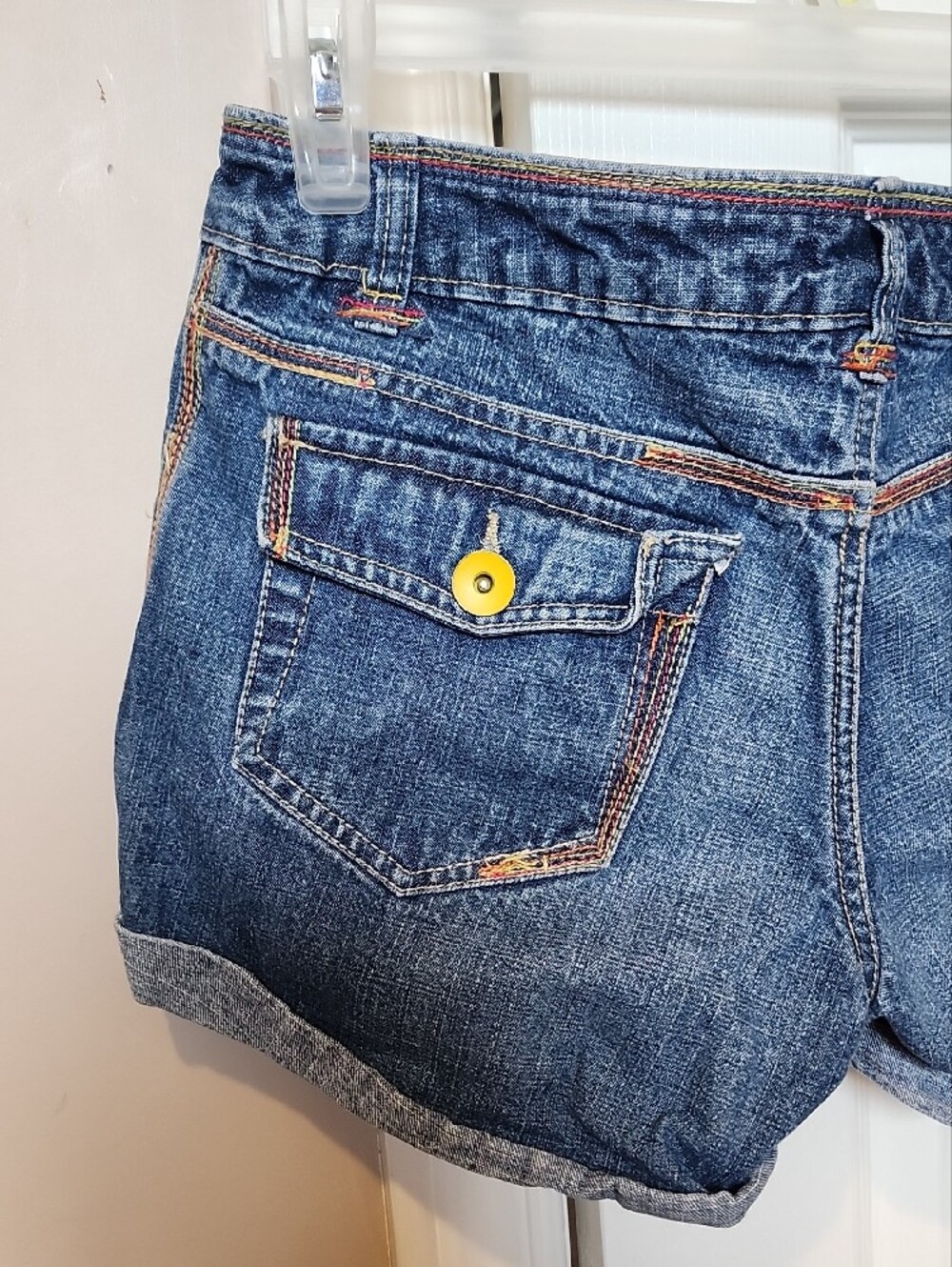Vintage Y2K Illegal Jeans Girls Blue Denim Shorts-Perfect For Summer! - Picture 4 of 15